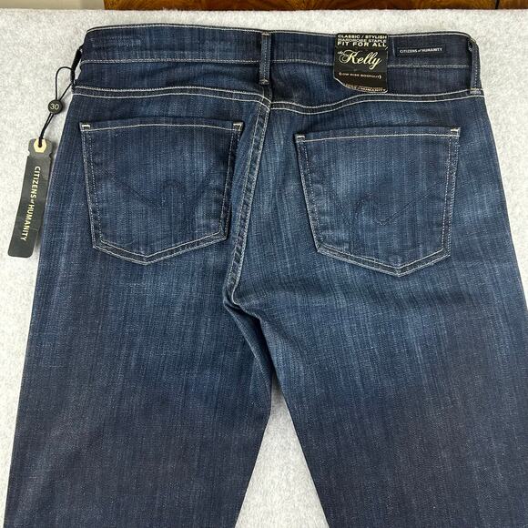 Citizens of Humanity Kelly Jeans Women 30 (32x35) Bootcut NEW Pacific Ocean Blue - Picture 16 of 16